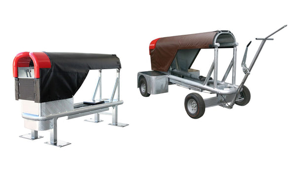 Minitube, Bovine Collection Dummy; Comfortable semen collection for technician and bull. With hydraulic height adjustment.