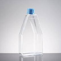 Falcon® Tissue Culture Flasks, Vented large bottle with blue capand triangular top