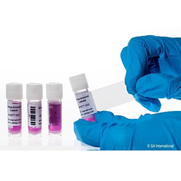 Thermal-Transfer Wrap-Around Cryo Labels – 1″ x 0.75″ +1.75″ Wrap - IVF Store