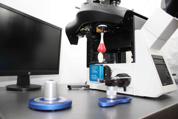 Olympus IX73 w/ NEW HMC Optics, New Integra Micromanipulator,NEW RI Mushrooms x 2, NEW Camera/C-Mount/Monitor