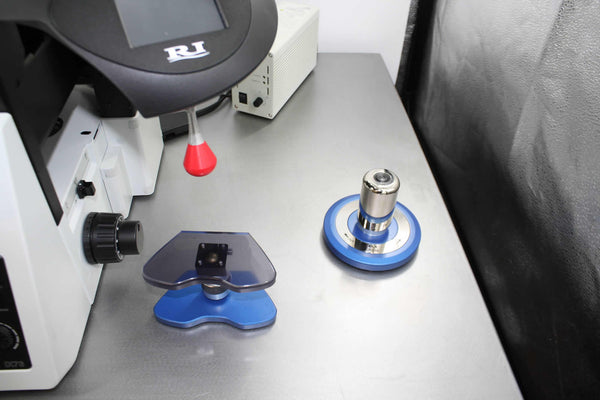 Olympus IX73 w/ NEW HMC Optics, New Integra Micromanipulator,NEW RI Mushrooms x 2, NEW Camera/C-Mount/Monitor