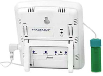 Traceable Jumbo Fridge/Freezer Digital Thermometer with Calibration; 1 5-mL Bottle Probe