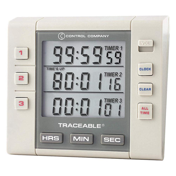 Traceable Alarm Timer, 3 Channel - IVF Store