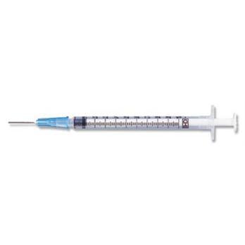Becton Dickinson PrecisionGlide™ 1mL Tuberculin Syringes with Detachable Needle, Slip Tip