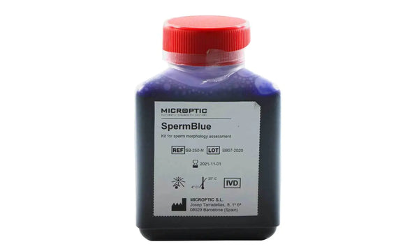 SpermBlue stain for morphology analysis