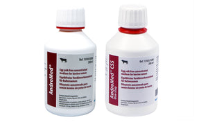 Minitube, AndroMed®, AndroMed® CSS One-step; Egg yolk free concentrated medium for freezing of bovine semen and semen of other ruminants, Also suitable for the preservation of fresh semen. 200 ml for a total of 1000 ml of extender.