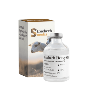 Stroebech Media, Stroebech Heavy Oil; 50 ml Oil for overlay of media in glass bottle Prod. No. 6.09.050
