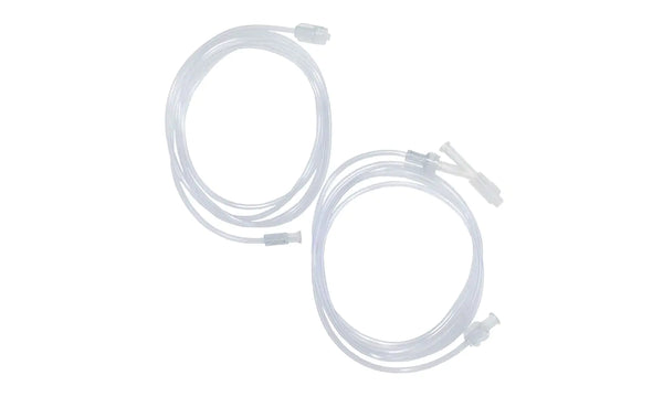 Tubing set and Y-connector