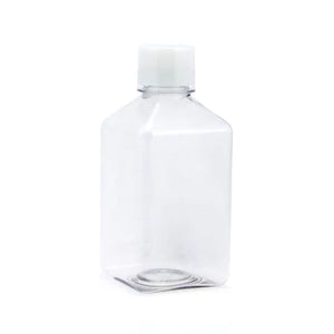 Minitube, 500 ml disposable bottle for oocyte collection during aspiration; Square, clear bottle made of PETE. Prod. No. US19009/4107