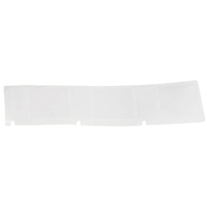 Self-Laminating Vinyl Wrap Around Labels with Ribbon for BMP41 BMP51 M511 Printers - 1.5" x 1", White