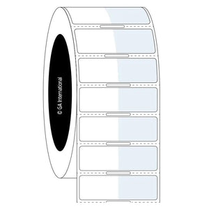 Wrap-Around Cryo & Autoclave-Resistant Thermal-Transfer Labels – 1″ x 0.625″ + 1″ wrap - IVF Store