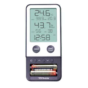 Thermohygrometer with Clock