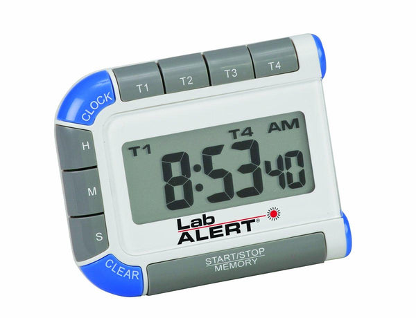 Lab Alert Digital Four Channel Pocket Timer/Clock - IVF Store