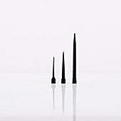 3 different size black Hamilton Conductive tips