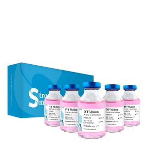Stroebech Media, Bovine IVF Medium; 20 ml IVF medium in glass bottle, Prod. No. 1.06.020