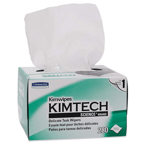 Kimwipes Delicate Task Wipers, White, 4.4" x 8.4"  (280/box or 16,800/case)