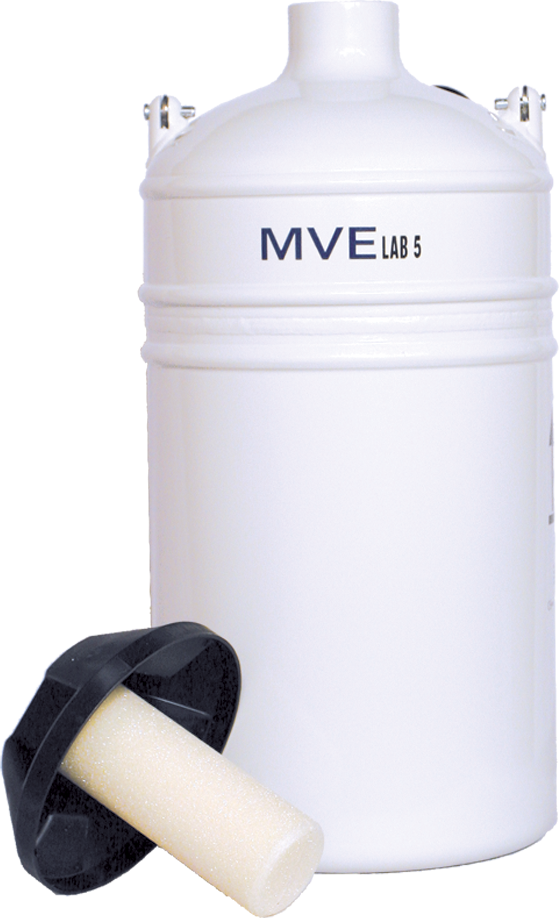 MVE Lab 5 Aluminum Cryogenic Dewar (5L)