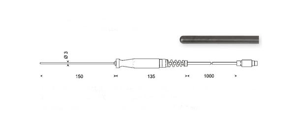 Temperature Probe for the GMH3710 Thermometer - IVF Store