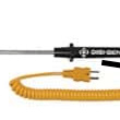 Digi-Sense Type-K, Comp 90 Angle Surf Probe, 8.5" L, Mini-Connector, Exposed, 5ft Coil - IVF Store