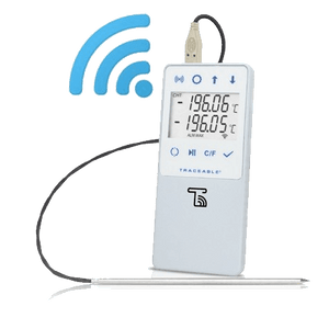 TraceableLIVE® Liquid Nitrogen Datalogging Traceable Thermometer. Single Probe Version.