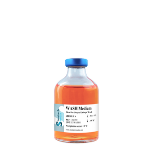 Stroebech Media, Bovine WASH Medium; 50 ml medium in glass bottle for Oocyte/Embryo Wash, Prod. No. 1.02.050