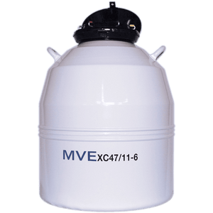 MVE XC 47/11-6 Aluminum Dewar with (6) 11" Canisters