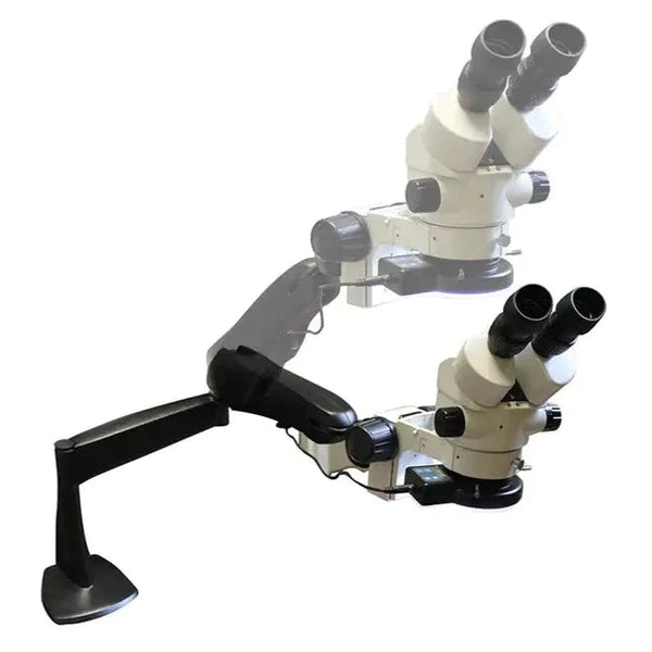 Z$ Xoom Binoc 3.5x 45x with 0.5x lens on c-clamp flex - arm no light