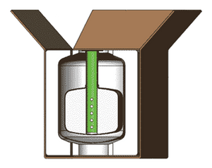 Chart MVE BL-7 Disposable Refrigerated Liquid Nitrogen Vapor Transport (15 x 2.0mL Vials)